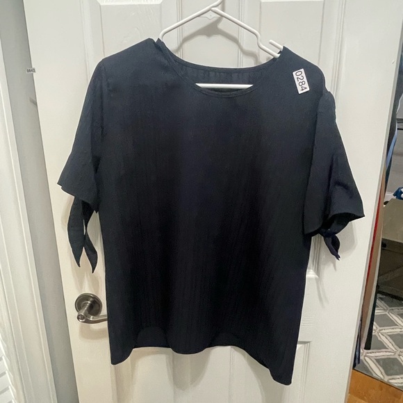 Temu navy blue top shortsleeved XxLargw new never worn - Picture 2 of 8